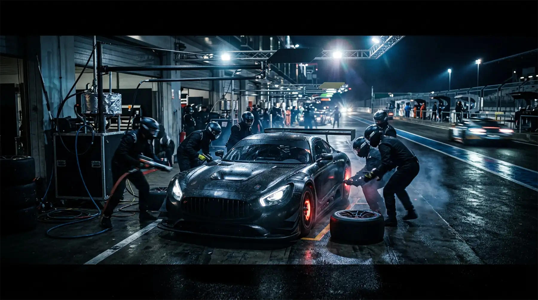 首頁 7 賽車 Pit Lane 場景